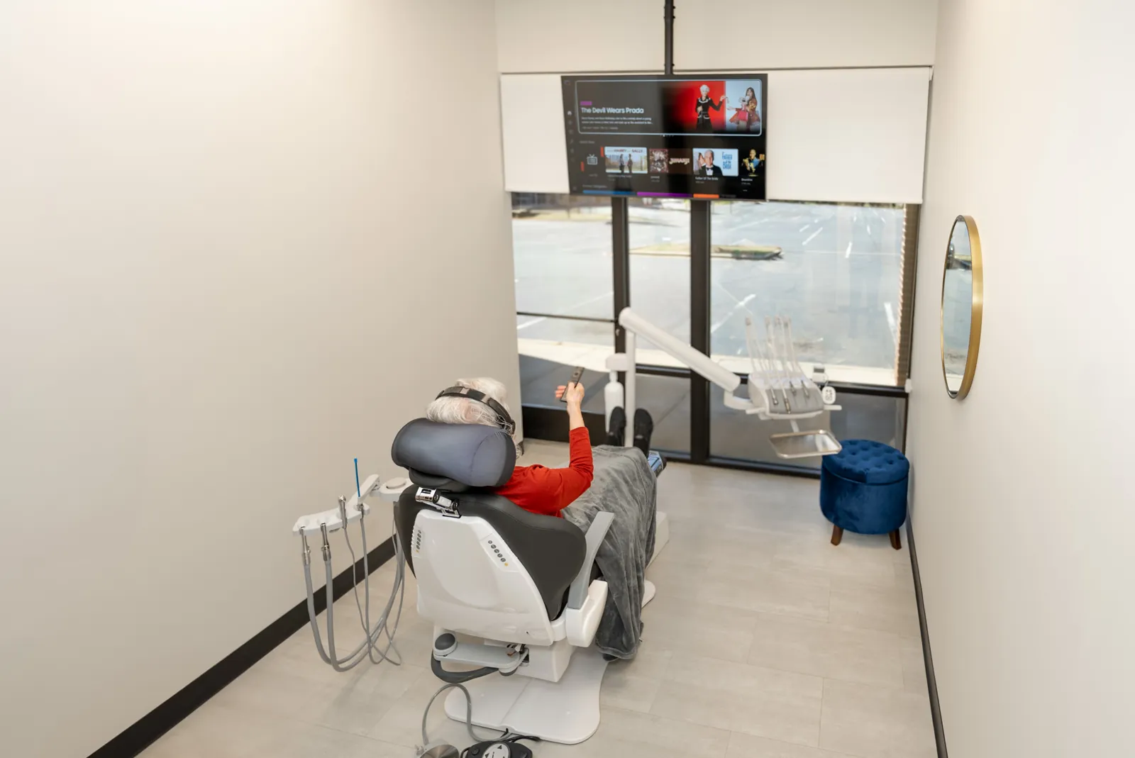 A treatment room at V Dental Health & Aesthetics